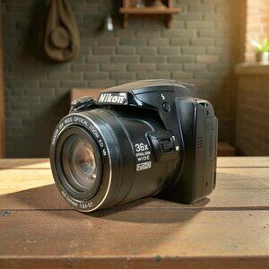 Nikon COOLPIX P500 12.1MP Digital Camera, with 36x Optical Zoom, Black